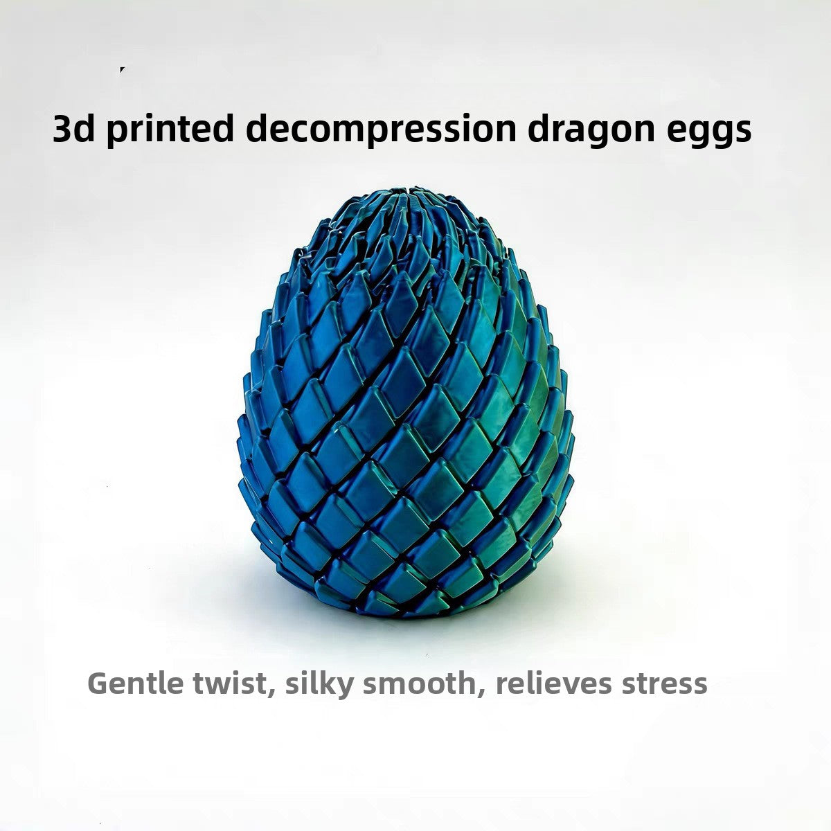 3D Printed Transforming Dragon Egg Fidget Toy ? Stress Relief Sensory Ball