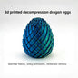3D Printed Transforming Dragon Egg Fidget Toy ? Stress Relief Sensory Ball