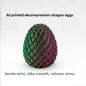 3D Printed Transforming Dragon Egg Fidget Toy ? Stress Relief Sensory Ball