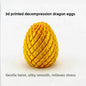 3D Printed Transforming Dragon Egg Fidget Toy ? Stress Relief Sensory Ball