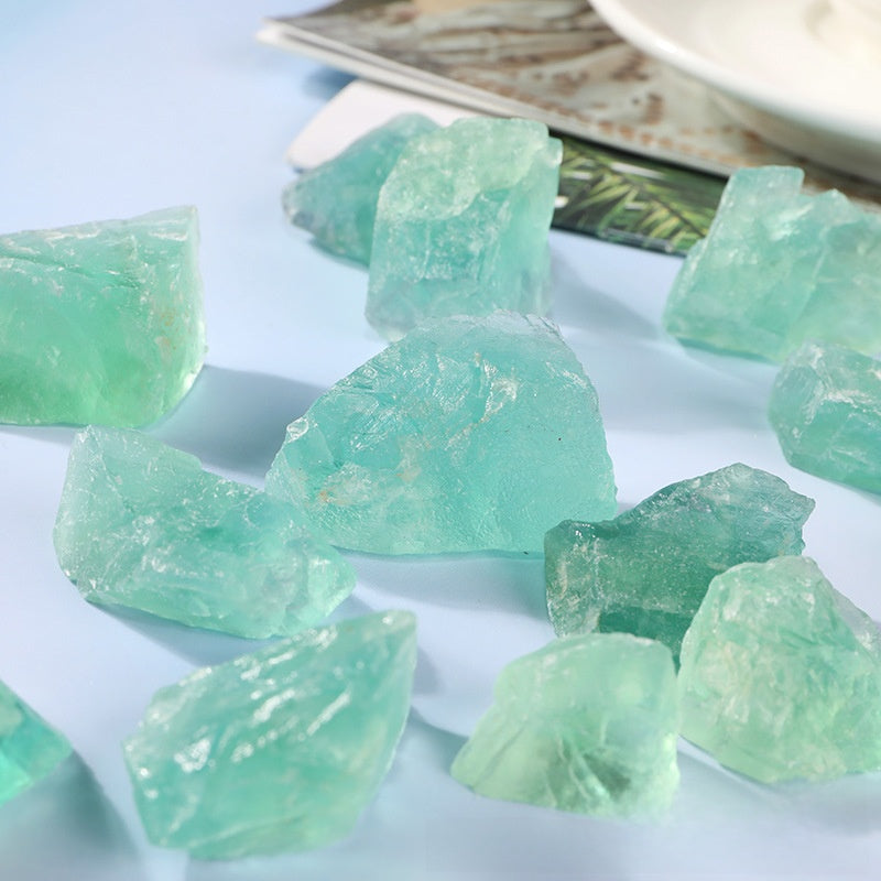 Natural Green Fluorite Crystal Aromatherapy Diffuser Stone